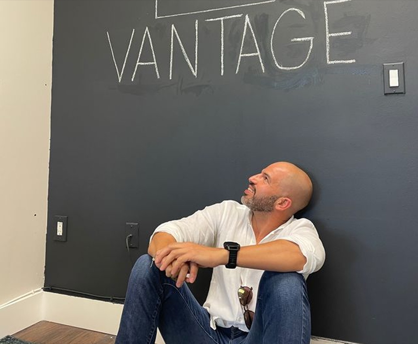 Lucas Boccheciampe at the first Vantage office